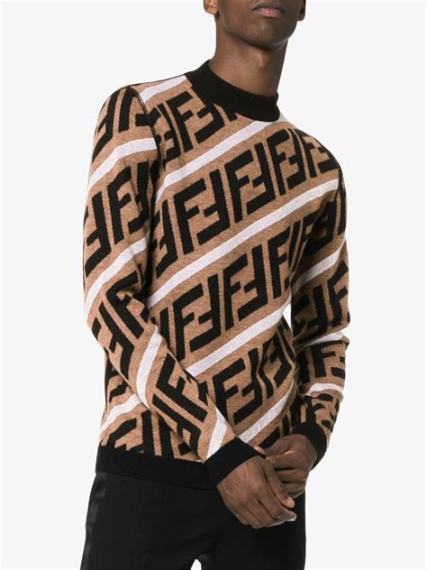 fendi cropped sweater|fendi jumper men's.